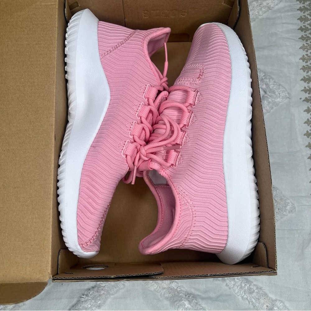 ADIDAS Tubular Shadow J 'Light Pink' Shoes - Picture 3 of 8